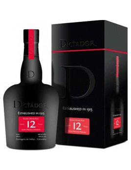 Rum Dictador 12 ročný darčekové balenie 40 % 0,7 l