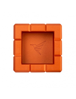 Colibri Heritage Cube Ashtray Orange - luxusný popolník