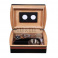 Humidor SET schwarz/braun na 25 cigár