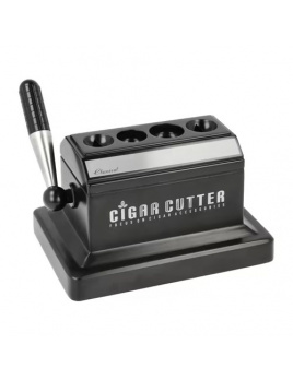 Orezávač na cigary Angelo stolový V-Cut/S-Cut black/silver