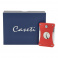 Cigarový orezávač Caseti Aston, chrome/red