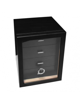 Humidor Cabinett čierny 70D