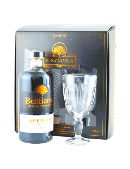 Bentianna Aperitif 13 % 0,7 l + 1 pohár
