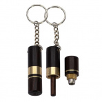 Cigarový vyrezávač Lucca di Maggio Dark Wood & Gold