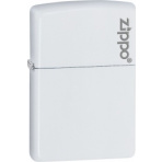 Zapaľovač Zippo 26417 White Matte Zippo Logo