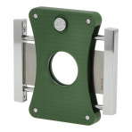 Cigarový orezávač Caseti Aston, chrome/green