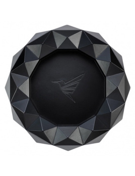 Colibri Quasar Round Ashtray Black – luxusný popolník