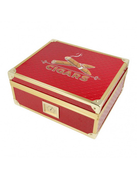 Humidor na cigary Cigars Red/Gold 25D