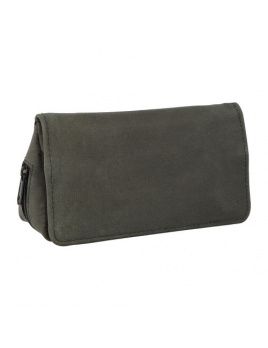Puzdro Leather čierne na 2 fajky