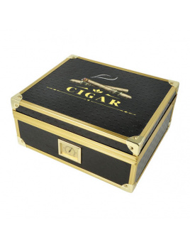 Humidor na cigary Cigars Black/Gold 25D