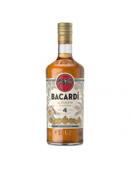Rum Bacardi Aňejo Cuatro 4 YO 40 % 0,7 l