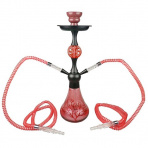 Vodná fajka Branch červená 44 cm