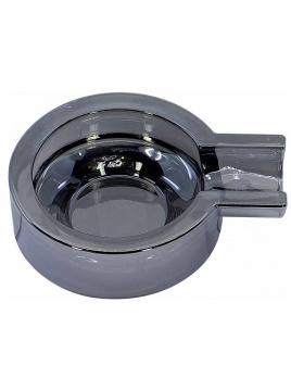 Sklenený popolník na 1 cigaru sivý