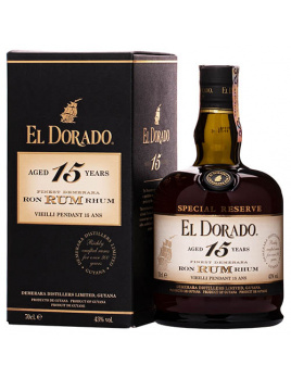 Rum El Dorado 15 ročný 43 % 0,7 l