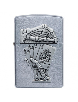 Zapaľovač Zippo 25633 Dead Man's Hand Emblem Design